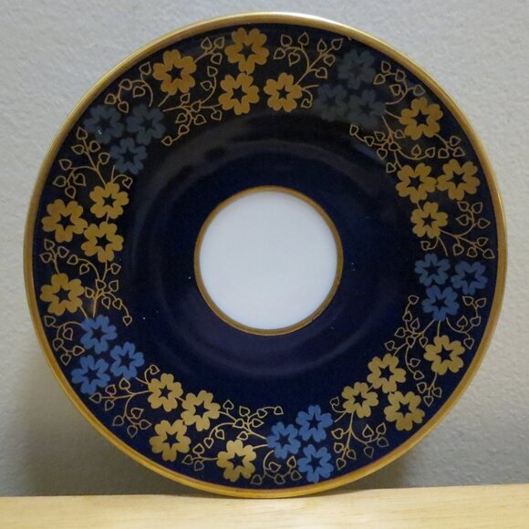 Echt Weimar Kobalt Coffee Tea Espresso Demitasse 7 pc Set GDR 1949-1980 - Picture 15 of 16